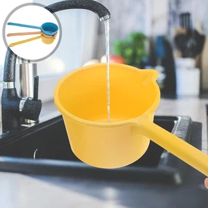 3 Stück Baby kleine Kunststoff Schöpfkelle Badeschaufel mit Griff Wasser für Badewanne Dipper - Bild 1 von 12