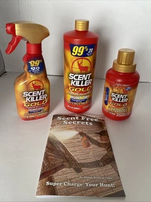 Scent Killer Gold Spray & Refill 32 + 12 Oz & Laundry Detergent Hunt Dry 18 Oz - Image 1 of 4