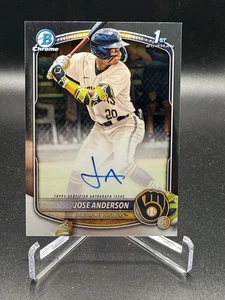 2025 Bowman Cromo Jose Anderson Base Auto 1° - Foto 1 di 2