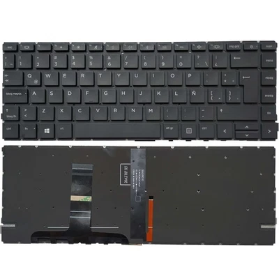 Laptop Spanish/Latin keyboard for HP ProBook 645 G8 640 G8 NEW - Image 1 of 4