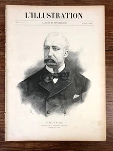 Revue L'ILLUSTRATION Nr 2708 (1895) Felix Faure / PUVIS DE CHAVANNES - Picture 1 of 4