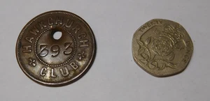 Hawkchurch Club 393 Medaille Axminster Devon ? Vintage Sammlerstück - Bild 1 von 2