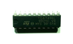 TDA7496L Stereo Audio Amplifier 2x2W DIP-20 Genuine STMicro part tested x 1 pcs - Picture 1 of 1
