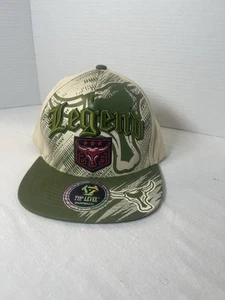 Top Level Chicago Bulls Snapback flache Krempe Mütze Jordan 23 Legend grün - Bild 1 von 7