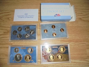 2009-S United States Mint Proof Set with COA & Box 18 Coins *No Fingerprints* - Picture 1 of 9