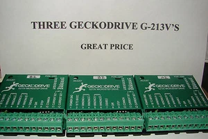 3 CNC GeckodriveG-213Vs+Extras Step motor Driver 3YR WrntyRouter Mill Microstep - Picture 1 of 1