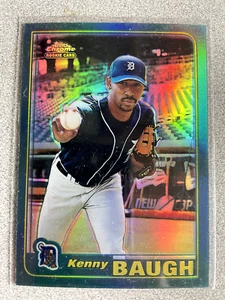 2001 Topps Chrome Traded Kenny Baugh Retrofractor Rookie Card #T265 Tigers - Picture 1 of 2