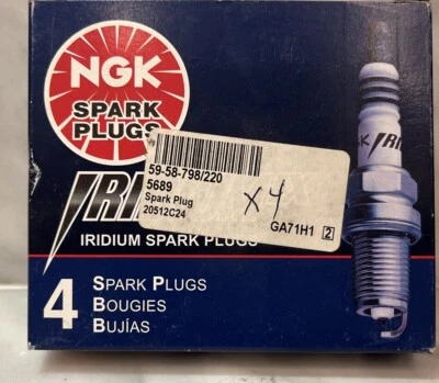 NGK Spark Plug BCPR6EIX 5689 (4 Pack) NEW - Image 1 of 4
