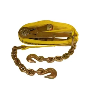 Ancra Ratchet Tie-Down With 18 Inch Chains And Grab Hooks (587-CH) - Picture 1 of 1