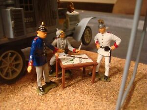 WW1 KIESERS ATTACK PLAN 4 PCS soldier lot WWI Military Miniatures 54MM 1/32 1/35