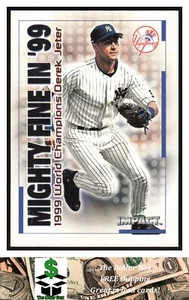 2000 Fleer Impact Mighty Fine in '99 #11MF Derek Jeter - New York Yankees - Picture 1 of 2
