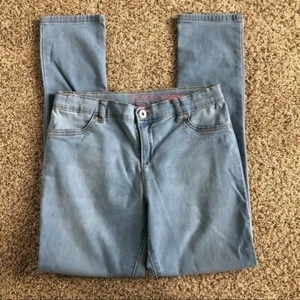 The Children's Place Girls Jeggings Size 14 Blue Light Wash Stretch Casual - Picture 1 of 8