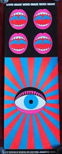 Popart Poster Original Siebdruck Plakat MOMA 1968 von Tadanori Yokoo mint - Bild 1 von 6