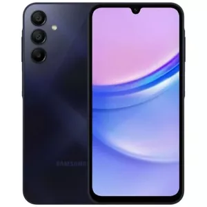 NEW SAMSUNG A15 SMARTPHONE UNLOCKED 128GB DUAL Sim COLOR BLACK - Picture 1 of 5