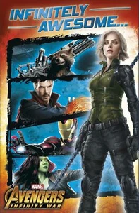 Tarjeta de felicitación en blanco Marvel Avengers Infinity War infinitamente impresionante... ese eres tú - Imagen 1 de 2