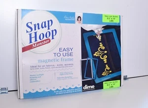 Baby Lock/Brother LM9 Designs in Machine Embroidery Monster Snap Hoop 9.5"x14" - Picture 1 of 6