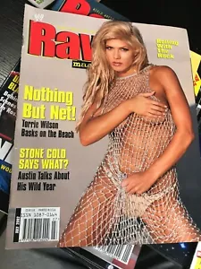 WWF WWE RAW Magazine JULY 2002 Torrie Wilson Cover + Poster - Picture 1 of 3