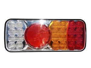 Led Luci Posteriori Bus,Trailer,Camion,Automobile,Rimorchio Dx 12V/24V Fanale - Picture 1 of 7