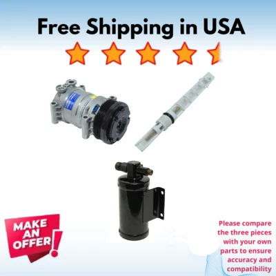 Kit Compresor A/C Fit Chevrolet P30 1997-2005, GMC P3500 1997-1999 Foto 1 de 4