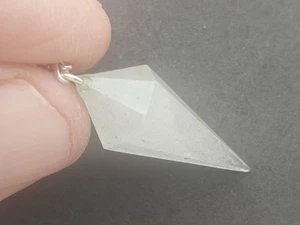 Libyan Desert Glass LDG Pendulum 3.2gr/16.0Ct Beautiful faceted stone - Picture 1 of 3