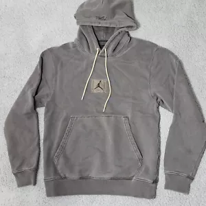 Nike Air Jordan Heritage Muster gewaschen grau Vlies Hoodie Herren klein DA9789-010 - Bild 1 von 8