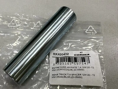 Espaciador T.A de pista trasera Corima 12X120 mm - 72 mm (monobloque) D-05930 #RK400432 Foto 1 de 3