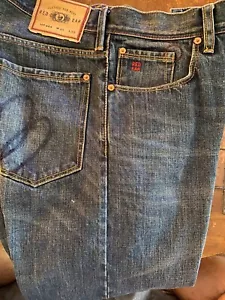 Paul Smith Mens Red Ear Med Wash Cockle Pippin Reg Fit Blue Jeans Size 30W 32L - Picture 1 of 7
