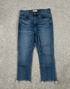 Madewell Jeans Womens 24P High Rise Slim Boyjean Stretchy Denim Blue *26x20.5 - Picture 1 of 12