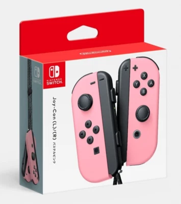 Nintendo Official Switch Joy-Con (L)/(R) Pastel Pink Rare / IN STOCK - Image 1 of 2