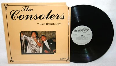 THE CONSOLERS Jesus Brought Joy LP Savoy Black Gospel Soul 1982 In Shrink EX Foto 1 de 4