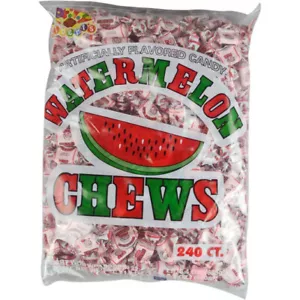 ALBERTS WATERMELON CHEWS 240 CT BAG - Picture 1 of 2