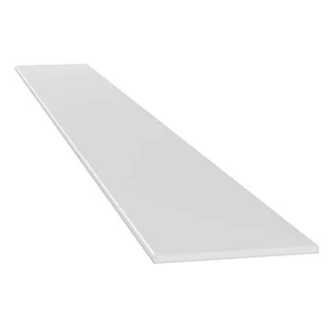 PVC Flachleiste Fenster-Abdeckleiste 150x3mm weiß Profilverkaufslänge 6m - Bild 1 von 5