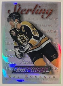 Ray Bourque 1995-96 Topps mejor refractor poco común de plata esterlina #77 - Imagen 1 de 2