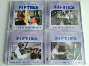 Time Life The Fabulous Fifties 4 CD BUNDLE COLLECTION 2 CD SETS NEW AND SEALED - Picture 1 of 3