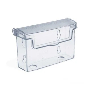 SOPORTES PARA TARJETAS DE NEGOCIOS EXTERIORES PLÁSTICO TRANSPARENTE IMPERMEABLE SOPORTE DE PANTALLA DE PARED - Imagen 1 de 3