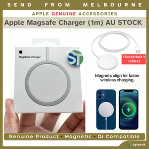 NEW Genuine Original Apple MagSafe Wireless Charger MHXH3AM/A USB-C 1m Cable AU - Picture 1 of 13