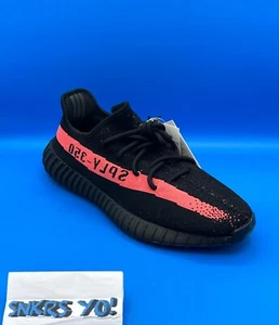 adidas Yeezy Boost 350 V2 Core Black Red 2022/2023 (BY9612) Sizes 11.5 - Picture 1 of 7
