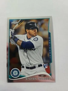 2014 Topps Baseball Card Chrome Stefen Romero MB13 - Picture 1 of 2