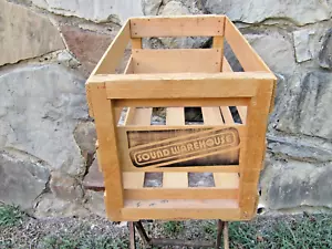 Vintage Sound Warehouse Wood LP Record Holder Storage Crate - Foto 1 di 8