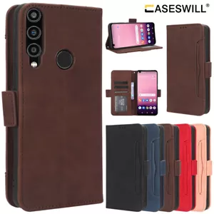 Funda billetera de cuero retro para Orbic Magic 5G R678EL + protector de pantalla - Imagen 1 de 25