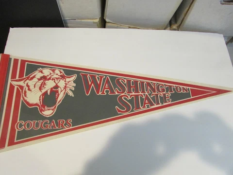 Washington State Cougars Pennant by Wincraft ~ 30" x 12" Cover