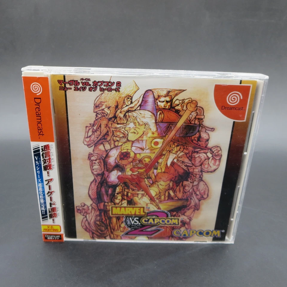 Marvel vs Capcom 2 New Age of Heroes Dreamcast with Manual Japanese - Image 1 of 4
