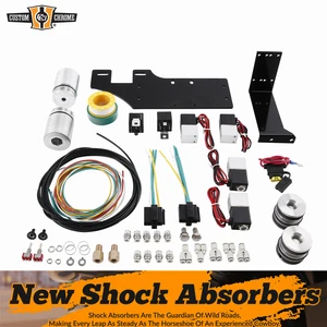 Front Air Ride Suspension Lowering Kit Fit For Harley Street Road Glide 2014+ - Picture 1 of 6