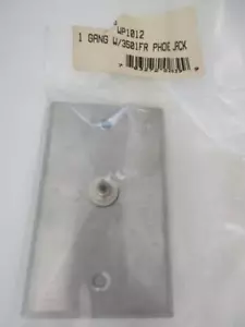 Placa de pared de una sola banda de acero inoxidable ProCo WP1012 RCA Phono Fem Switchcraft 3501FR - Imagen 1 de 1