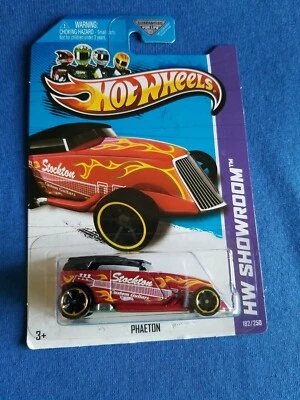 2013 Hot Wheels PHAETON Vermelho 182/250 ÓTIMO CARTÃO American Turbo GUITARRAS STOCKTON - Imagem 1 de 4