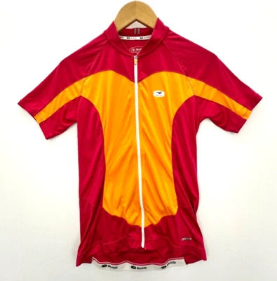 SUGOi Cycling Full Zip Short Sleeve Jersey Women's Medium Red Orange - Image 1 of 4