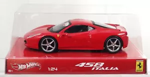 Hot Wheels Ferrari 458 Italia - BCK04 Never Removed from Box 2013 Red 1:24 - Picture 1 of 6