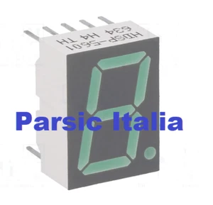 HDSP-5601 DISPLAY 7 SEG. LED VERDE Avago 14,22mm 0,56" ANODO COM. ( =20 PEZZI) - Bild 1 von 4