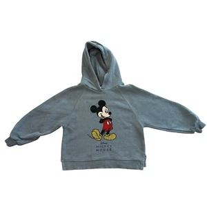 Zara Disney Jeweled Mickey Mouse Hoodie Size 9 - Picture 1 of 4