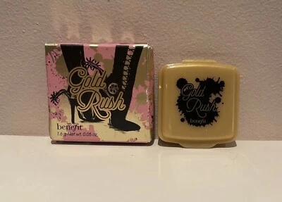 Benefit Gold Rush Blush Mini Rare Discontinued 1.6g. BNIB. Authentic. FREE P&P - Image 1 of 3